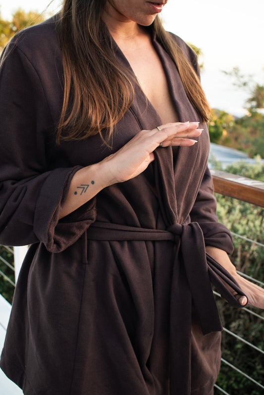 Madame Kimono | Long Sleeve Winter Lounge Top